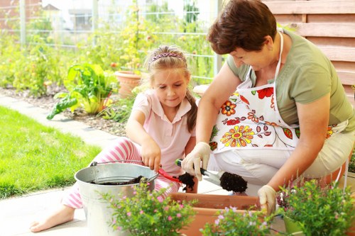 Garden maintenance work in a Hanwell outdoor space