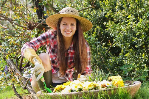 Seasonal garden maintenance in Hanwell with planting and pruning